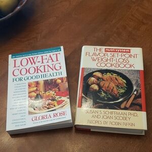 Low-Fat Cooking and Flavor Set-Point Weight-loss Cookbooks (Set Of 2)